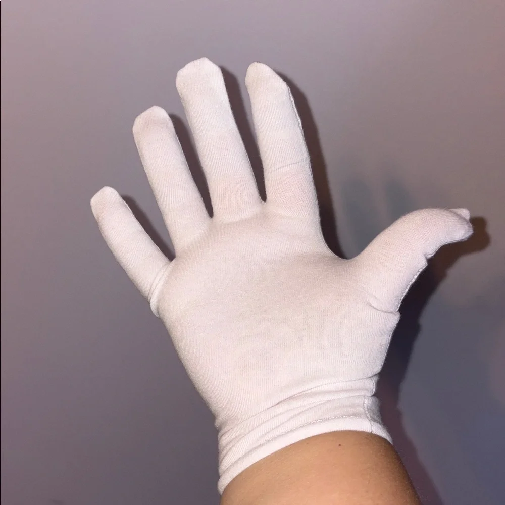 Unbranded White Church Dress Up Short Gloves
